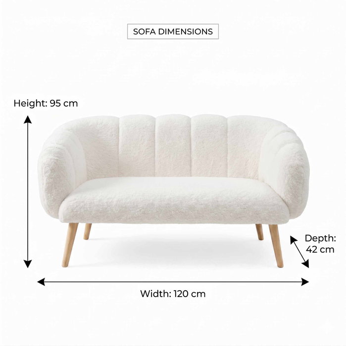 Atelier Del Sofa Lotus Sofá de 2 plazas Blanco Atelier Del Sofa Lotus Sofá de 2 plazas Blanco